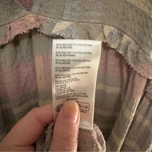 Free People Plaid Maxi Dress - Picture 7 of 8